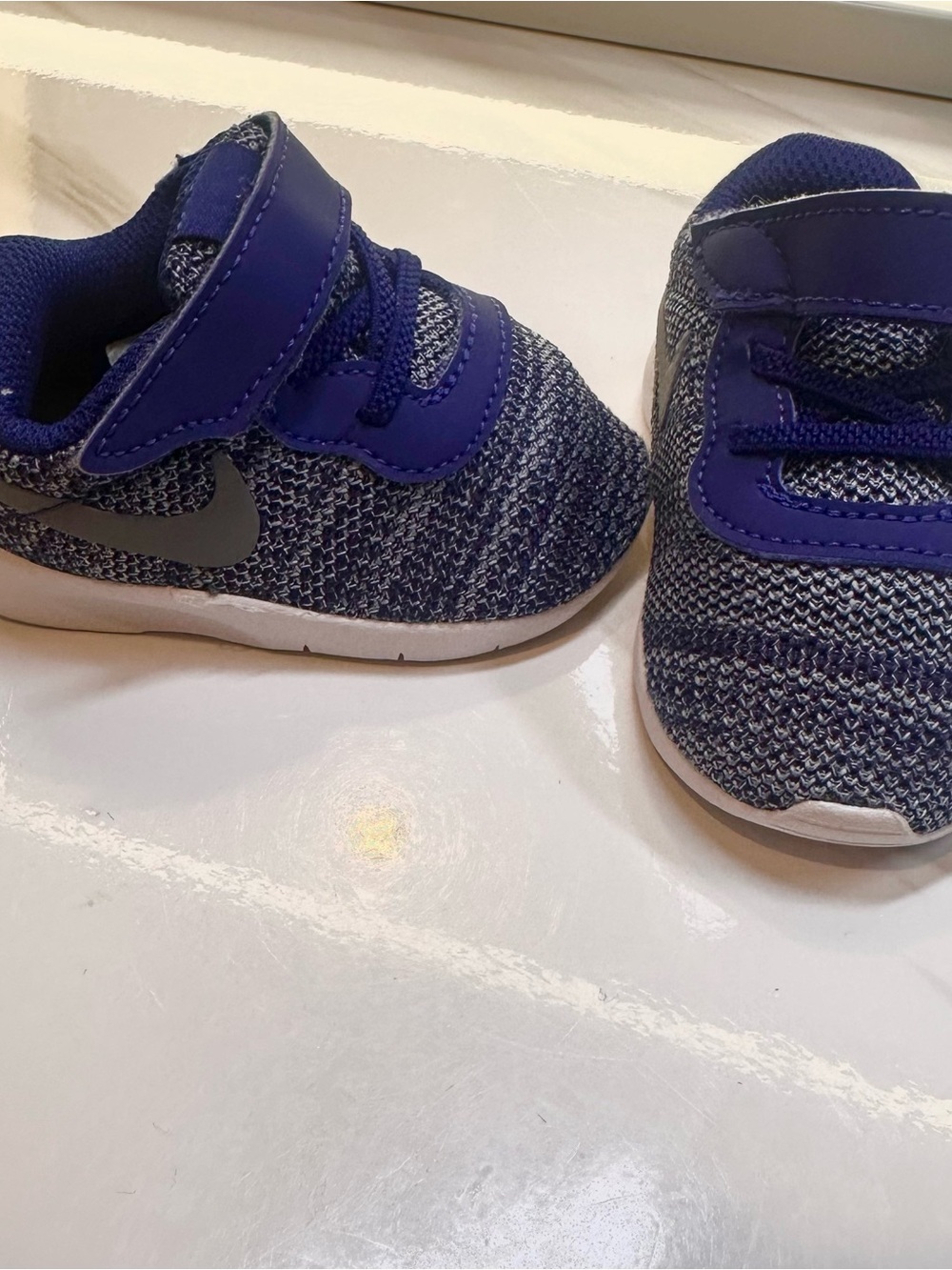 Nike Baby Tanjun Low-Top Running Shoes Blue - Size 3c